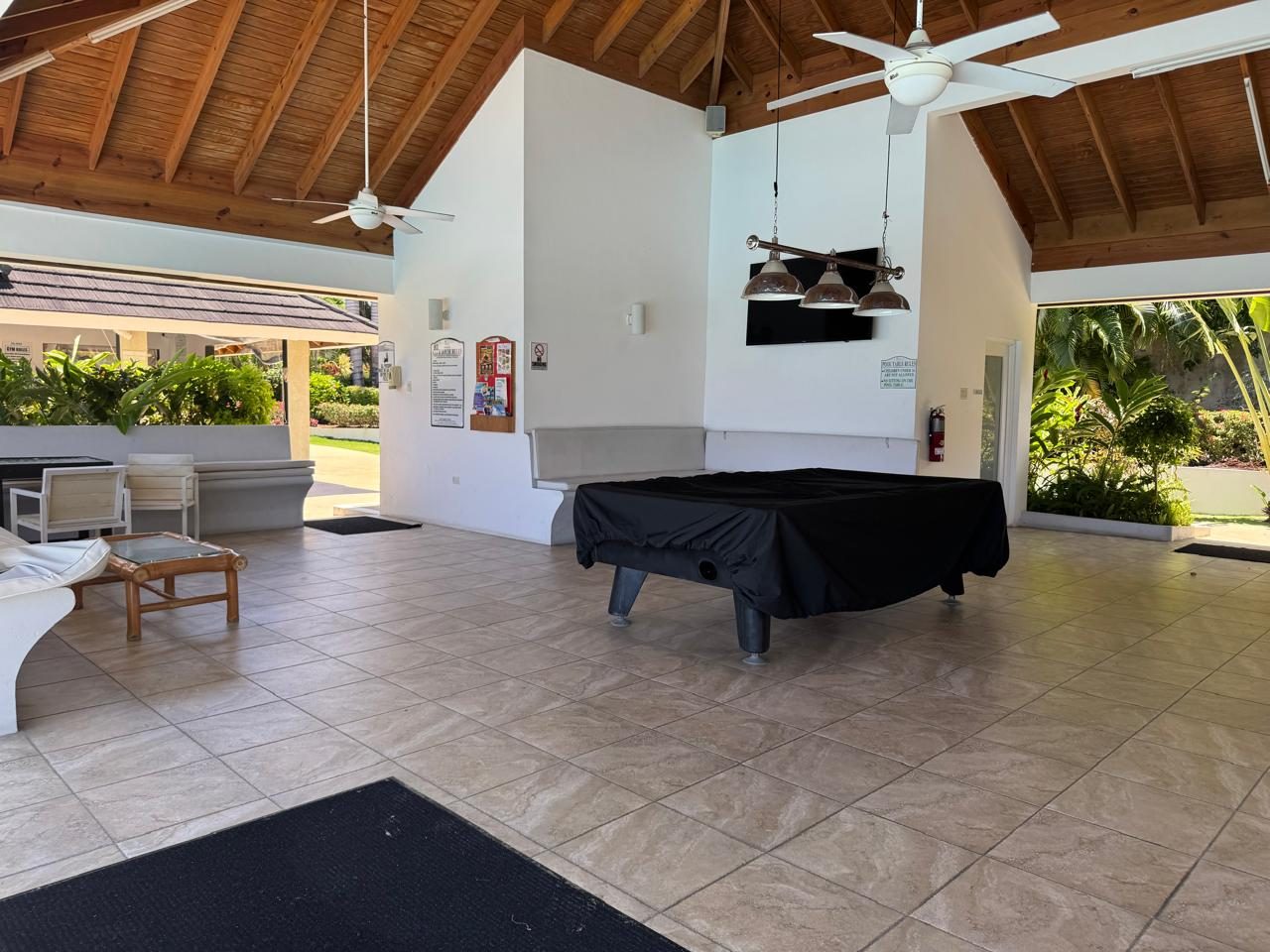 The community clubhouse and game room