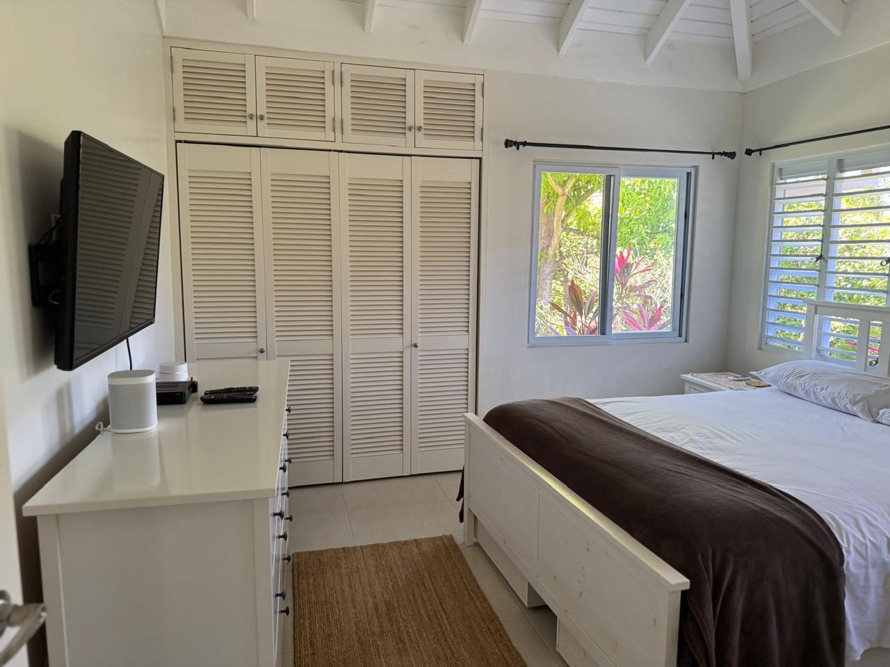 One of the four bedrooms at Richmond Retreat